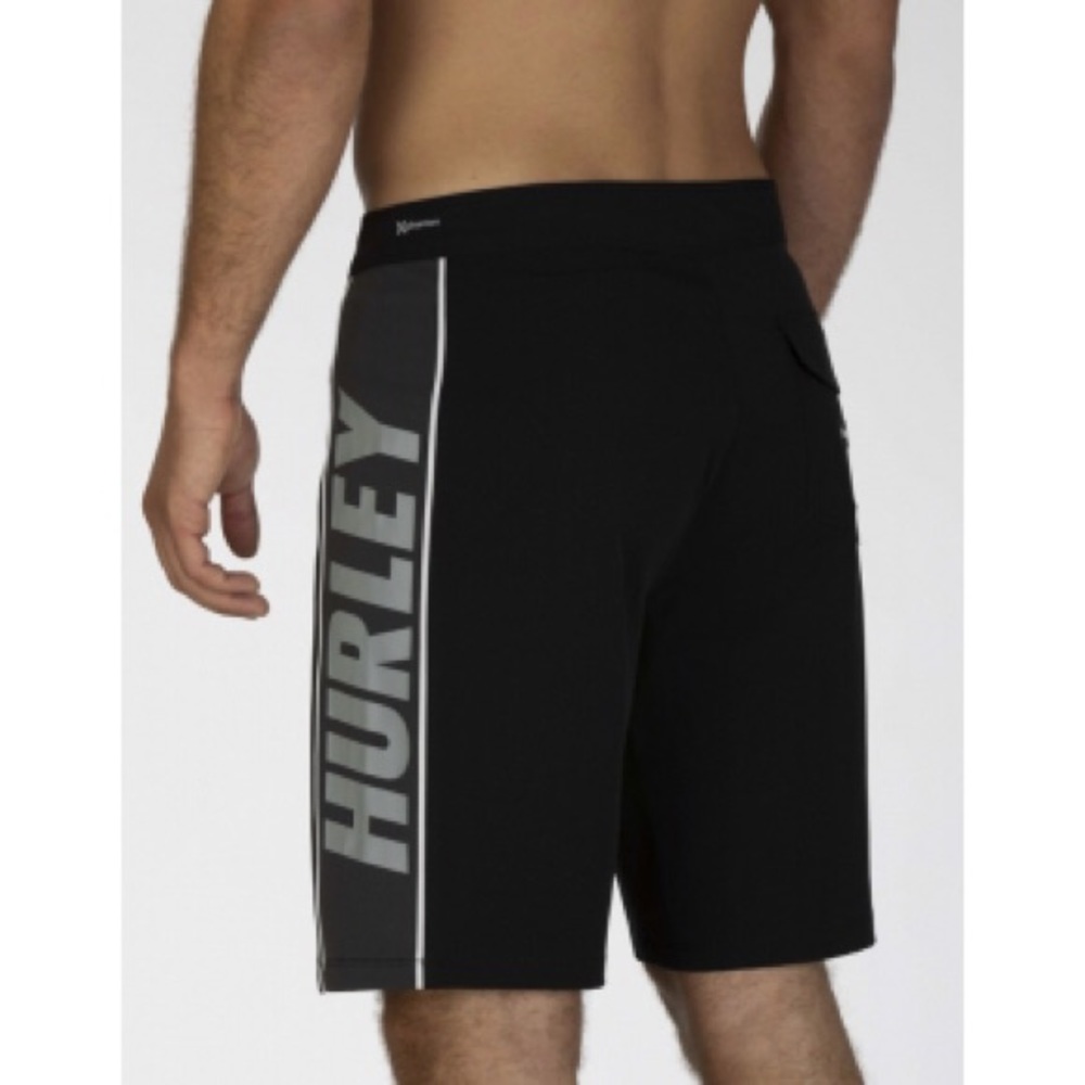 Hurley Board Shorts Swim Trunks Black 20” Men’s Size 30 NWT’s